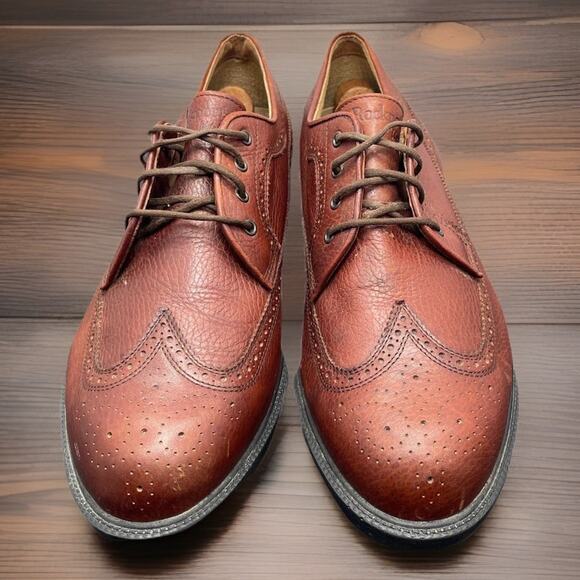 Rockport GORE-TEX Wingtip Brown Cordovan Leather Shoes Mens Size 12 Fast Ship main image 2